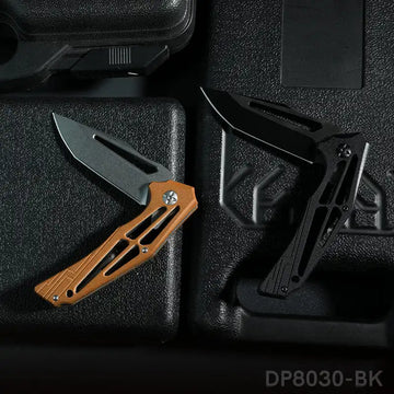 Folding Knife with Lightweight Open G10 Handle and Single Side CNC 8Cr Blade